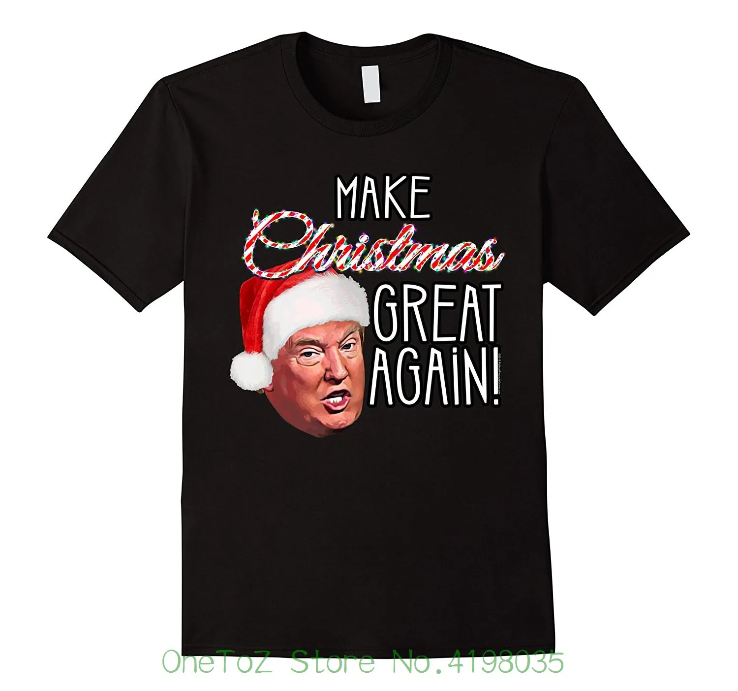 Green Turtle Trump Weihnachtspullover - 'Make Christmas Great Again' Fun-Sweater
