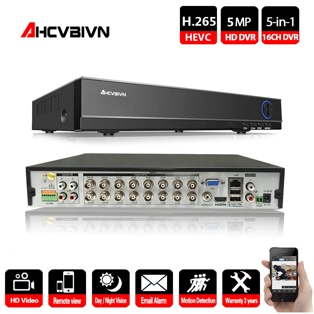 

H.265/264 CCTV PoE NVR 4CH 4MP 8CH 16CH 4MP 5MP 1080P CCTV Video Recorder For H.265 H.264 IP Camera