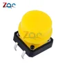 10 unids 12x12x7,3mm 12*12 7,3mm Interruptor táctil microinterruptor perfecto amarillo ► Foto 2/4