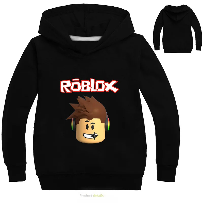 Children Boys Girls Cartoon ROBLOX Sport Hoodies T Shirt Outerwear Children Kids School Sweatershirt Outfits Clothing Top Tees