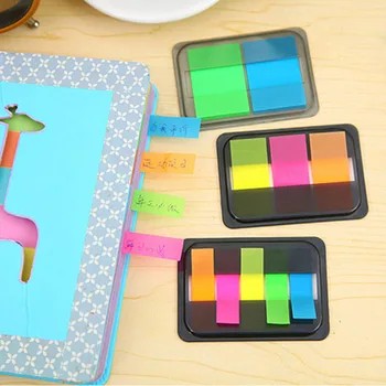 

Tearable Colored memo pad sticky notes Cute post it Self-Adhesive paper Label Sticker bookmark escolar Stationery