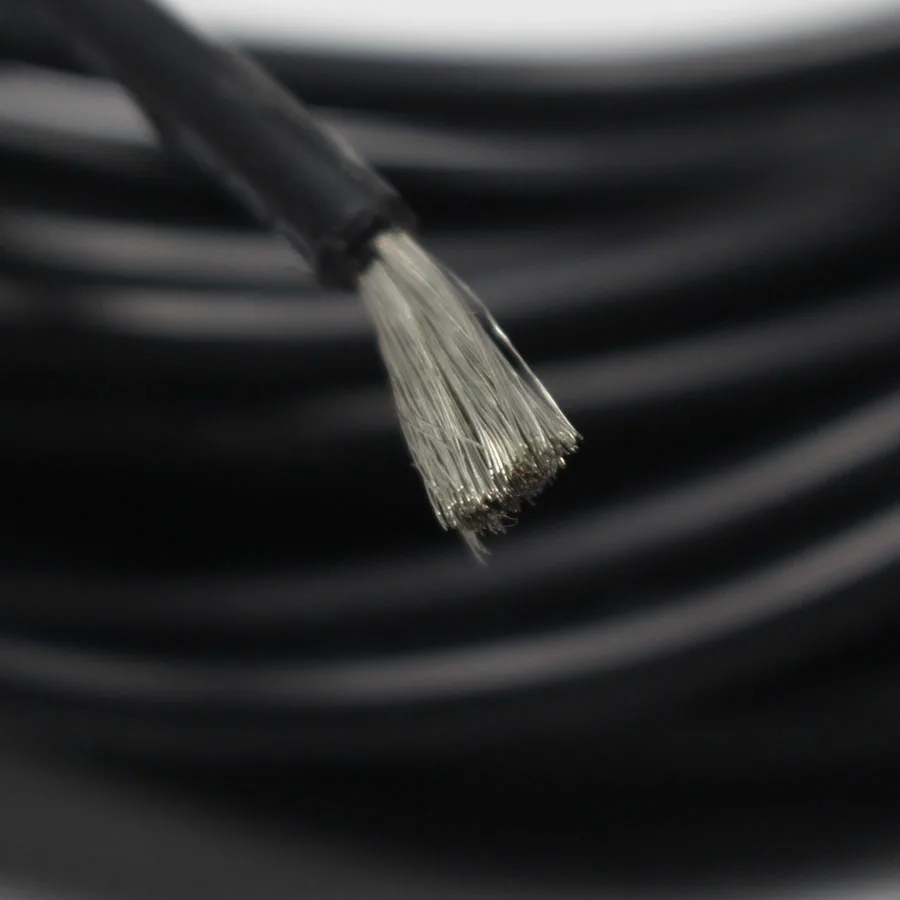  10 meter Red+10 meter Black Color Silicon Wire 18AWG Heatproof Soft Silicone Silica Gel Wire Connec