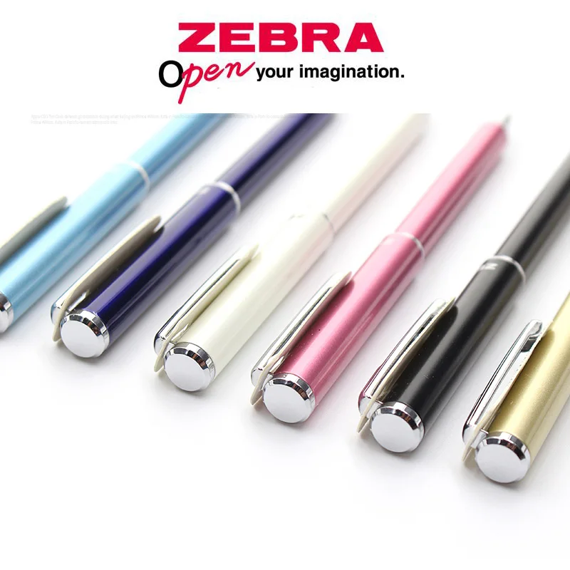 Zebra Limited Ballpoint Pen Office Stationery School Supplies Colored Adjustable Metal Pen Rod Mini Pocket Pen 0.7mm SL-F1 BA55