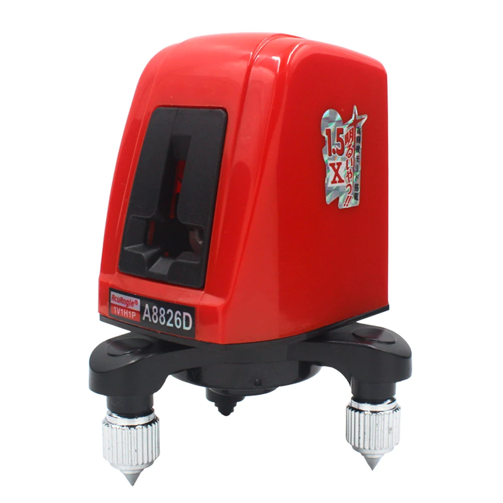 

ACUANGLE A8826D Cross Red Laser Level 360 Degree Self-leveling 1V1H 2Lines 1 Point Horizontal And Vertical Nivel Laser with Bag