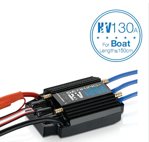 Hobbywing seaking 130a v3 الأصلي bl موتور esc hv 6 فولت/5a bec ل rc r/c سباق قارب