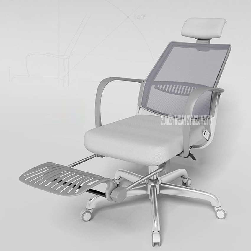 1307600 офисное кресло Boss со стальными ножками, регулируемое кресло из сетчатой ткани с подставкой для ног, игровое кресло, домашнее кресло для компьютера
