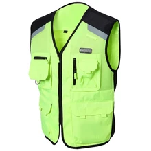 NEW NERVE Motocross Off-Road Jaqueta Oxford VEST mesh design summer style Motorcycle Racing Moto VEST, Reflective nigh using