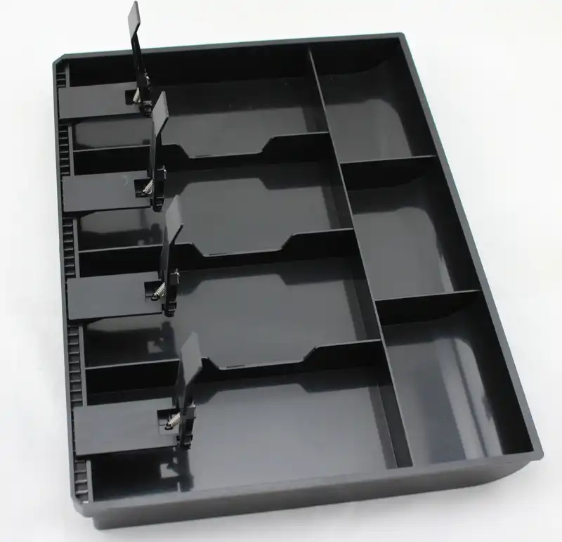 Hard Plastic Case Cash Register Box New Classify Store Cashier
