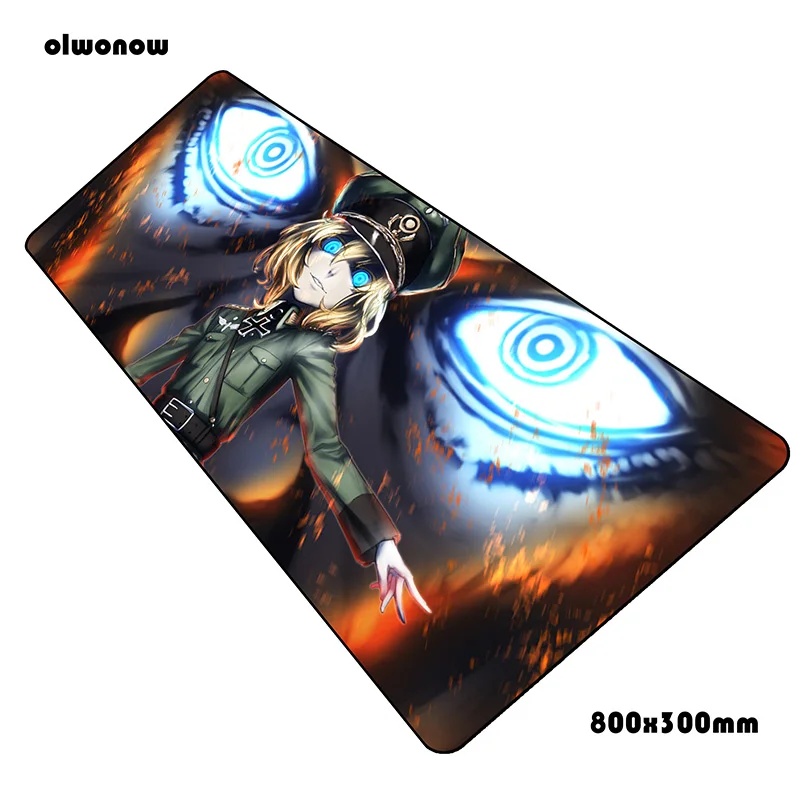 

youjo senki mouse pad Adorable pad to mouse notbook computer mousepad best gaming padmouse gamer laptop 80x30cm mouse mats