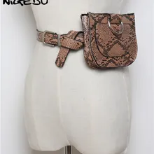 Женская поясная сумка модная змеиная Женская поясная сумка D поясная сумка женская нагрудная Сумка Сумочка Кошелек для монет на молнии bolsa