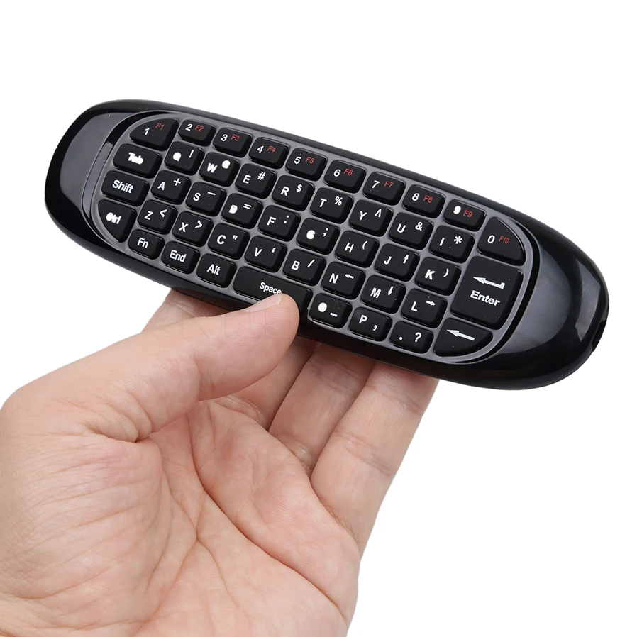 

kebidumei Wireless Keyboards C120 Gyroscope Fly Air Mouse Game Keyboard Android Remote Controller Rechargeable 2.4Ghz for TV PC