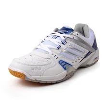 Men Badminton Shoes Training Breathable Hard-Wearing Anti-Slippery Lace-Up Light Sneakers Sport Shoes
