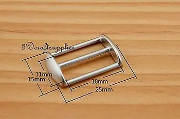 

Cap strap adjuster rectangle Adjustable sliders Hat Hardware 3/4 inch 25pcs U165