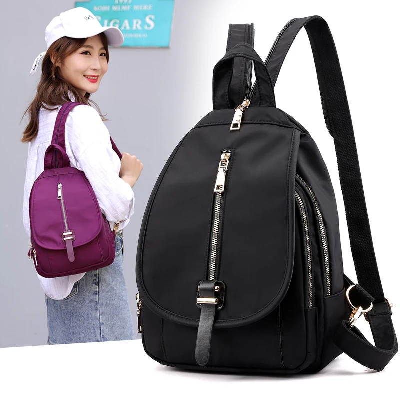 

Fashion Multifunction Women Backpack Waterproof Nylon Backpack 4 Colors Lady Women's Backpacks Female Casual Travel Bag