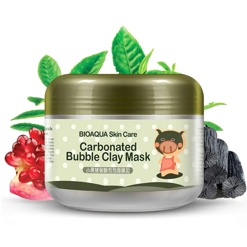 

BIOAQUA Skin Care Repair Face Cream Carbonated Blackhead Remover Mask Bubble Whitening Moisturizing Facial Masks