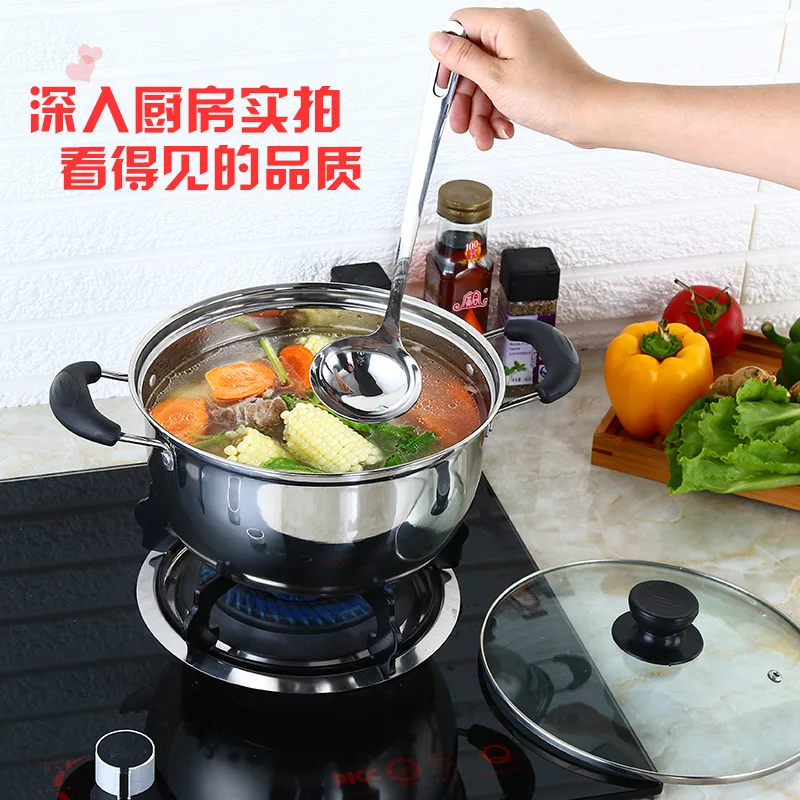 

Extra Bottom Extra High Steamer Pot Cookware Food Induction Soup&Stock Pots Home Kitchen Cooking Tools Stainless Steel