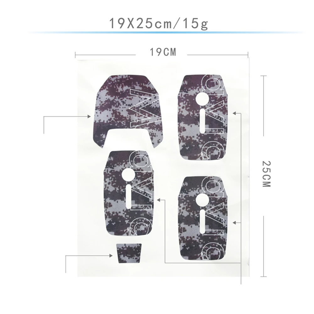 MLLSE IP8 Водонепроницаемый ПВХ стикер на фюзеляж тела наклейка набор запасных частей для DJI Mavic Pro AA3552-AA3555