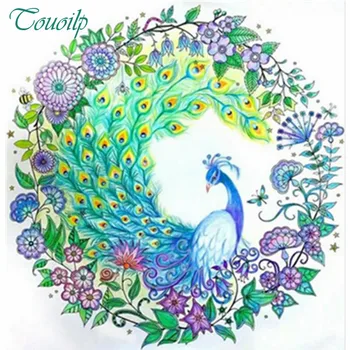 

DIY 5D Diamond Painting Cross Stitch Peacock Home Decor Art Gift Resin Diamond Mosaic Embroidery Patterns Rhinestone