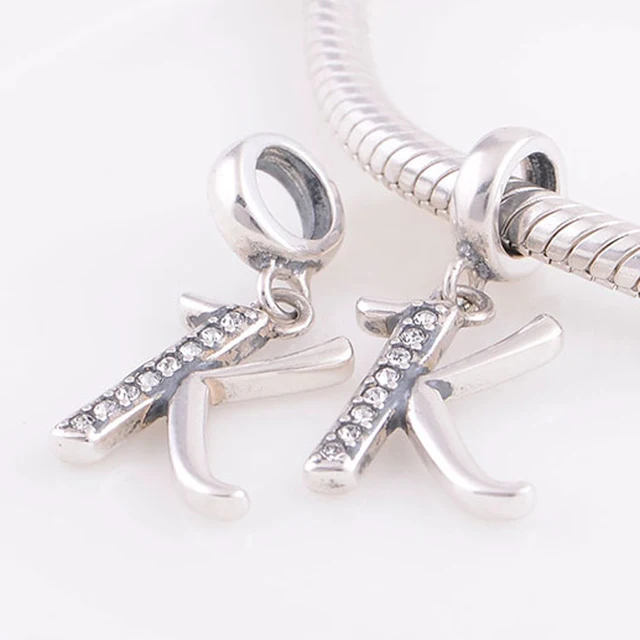 pandora charm buchstabe k pandora charm buchstabe k