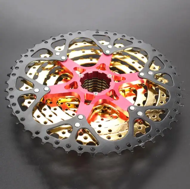 SUNSHINE 9 s 11 50T Золотая кассета скоростной широкий коэффициент Золотой прочный Freewheel