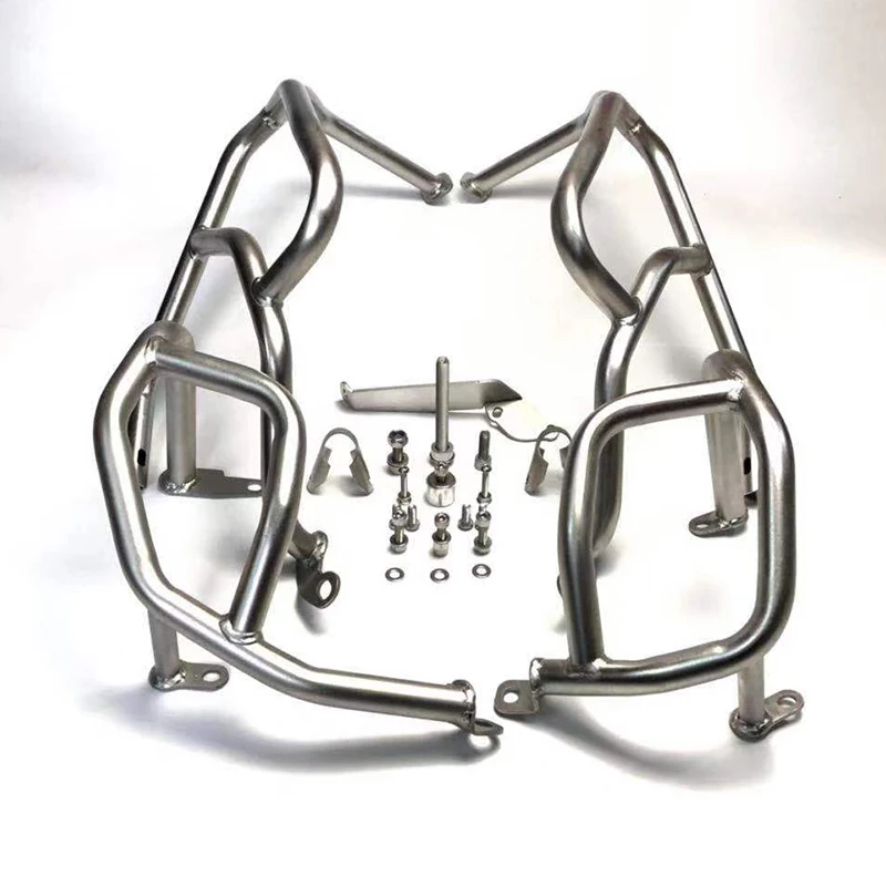 For BMW F750GS F850GS 2018 2019 Radiator Engine Guards Highway Crash Bars Upper+Lower Frame Protector