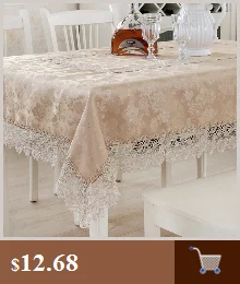 Европейский пасторальный вышивка Пылезащитная скатерть полый Цветочный боковое украшение стола Чехол для стула стульные коврики для дома или отеля