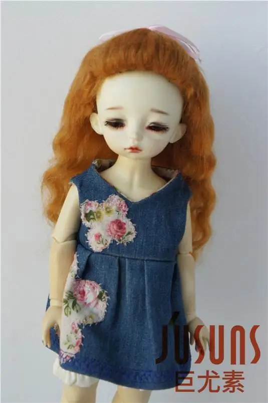 JD327 1/6 мягкие парик для куклы мохеровый прекрасный до курчавый BJD кукла волосы Размер 6-7 дюймов модные аксессуары для кукол