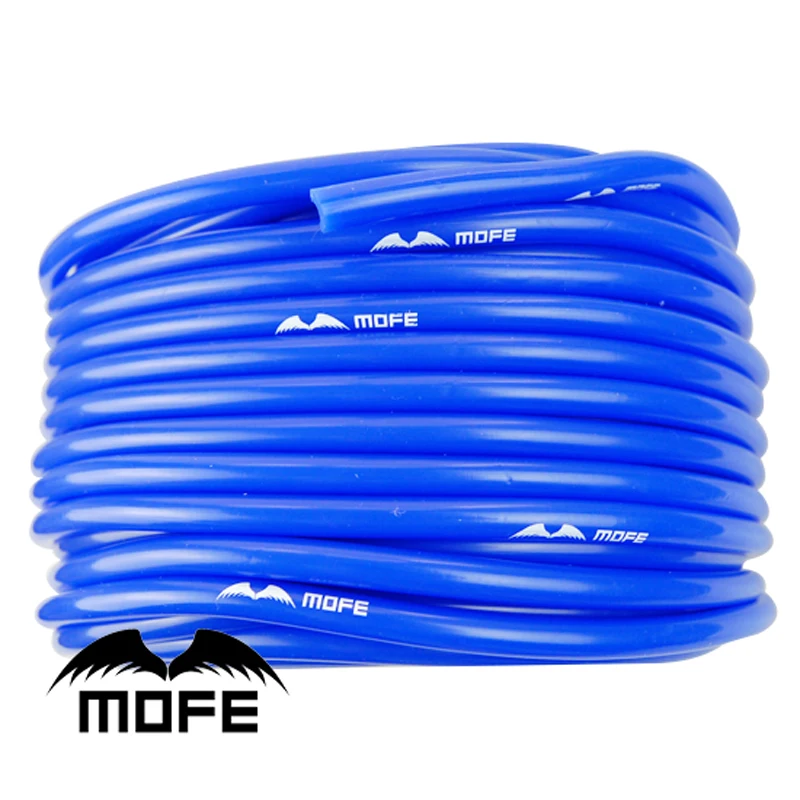 Mofe car vacuum silicone hose 10meter 4mm vacuum pipe silicone vacuum