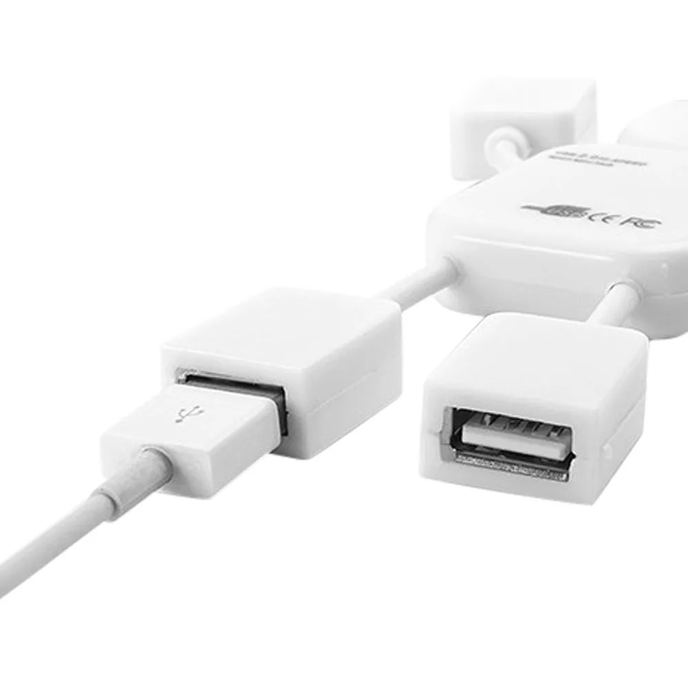 Vovotrade новый 4 портовый концентратор Высокоскоростной USB 2 0 гуманоидный сплиттер
