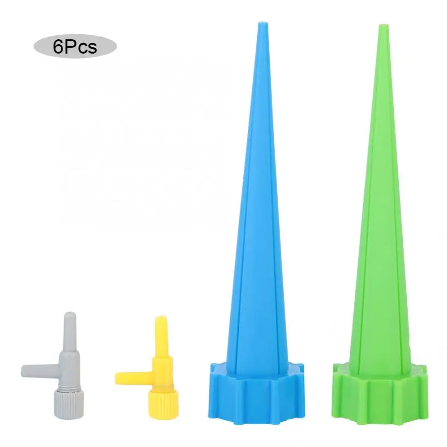 

6pcs NEW Plant Automatic Self Watering Spikes Adjustable Stakes Irrigation System Plant Watering Device for Potted Houseplant