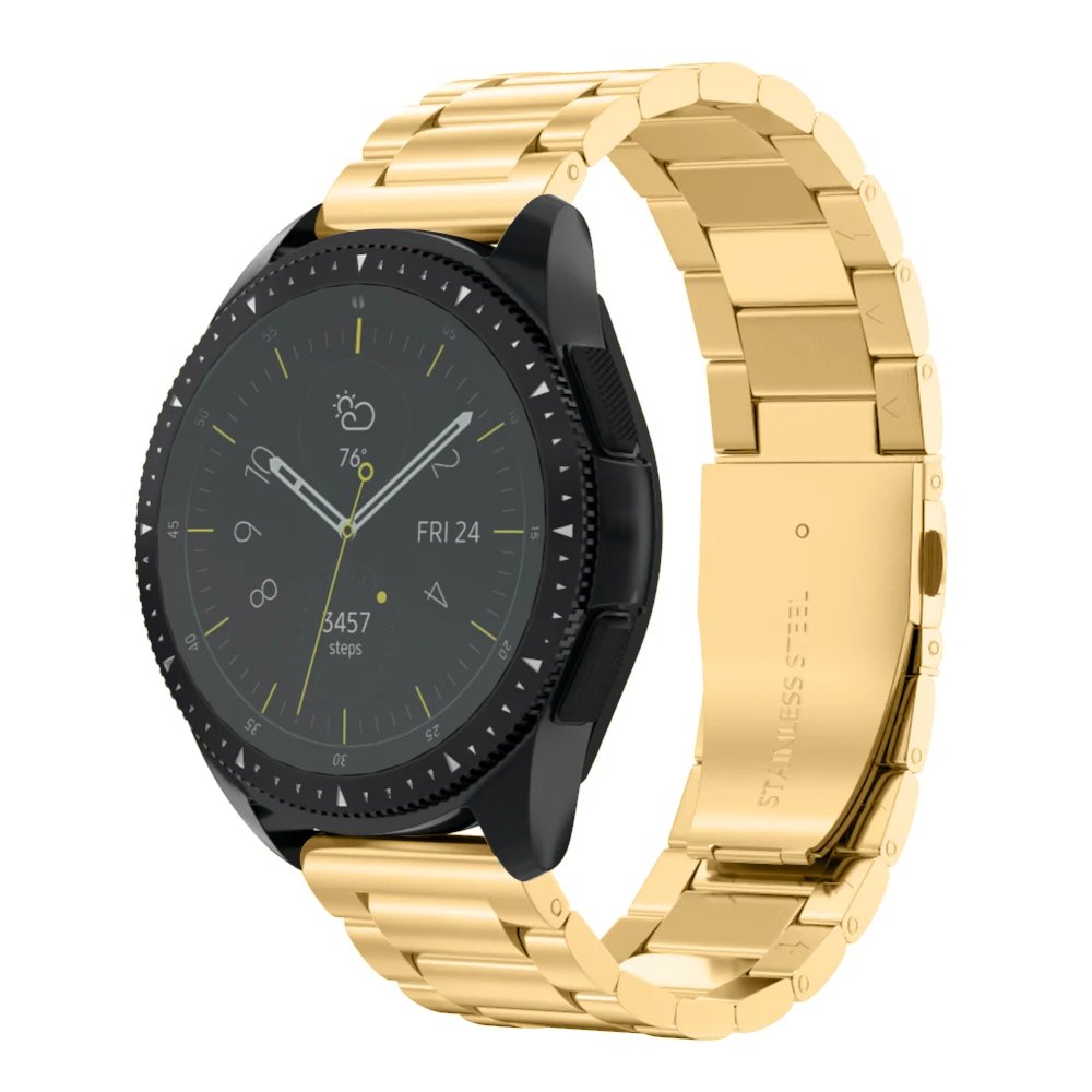 JANSIN металлический сменный ремешок из нержавеющей стали для samsung Galaxy Watch 42 мм 46 мм классический металлический ремешок для часов
