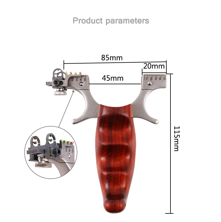 Открытый из нержавеющей стали сплава игрушка Рогатка, мощный портативный карманный охотничий инструмент, стрельба игра катапульта инструмент с резинкой