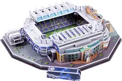 Бумага классическая головоломка архитектура Stamford мост футбольные стадионы DIY кирпичные игрушки подарочные масштабные модели наборы