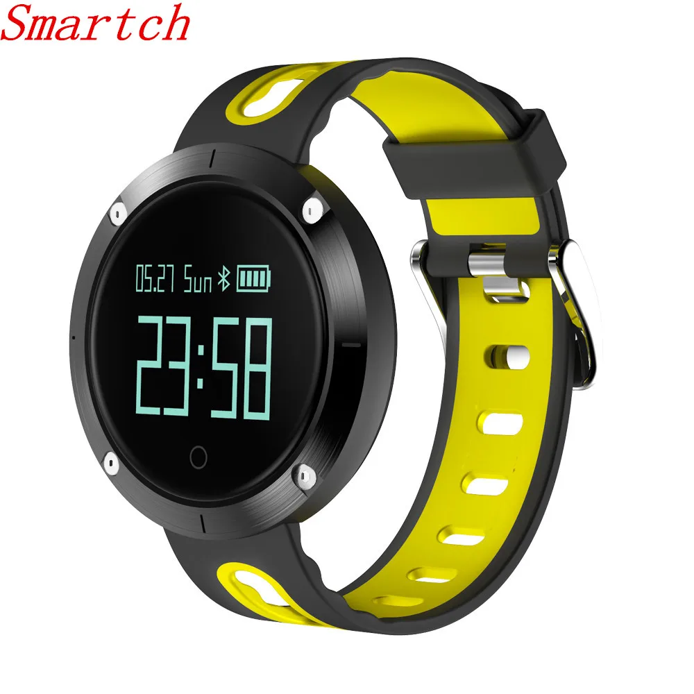 Smartch Smart Bracelet DM58 Blood Pressure Heart Rate Sleep Monitor Pedometer Message Reminder Waterproof Wristband for