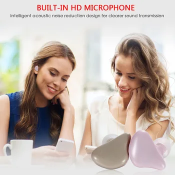 

X1 V4.1Bluetooth Earphone 3D True Wireless Stereo Earbuds With Mic Portable HiFi Deep Bass Sound Cordless Dual for Phone Andorid