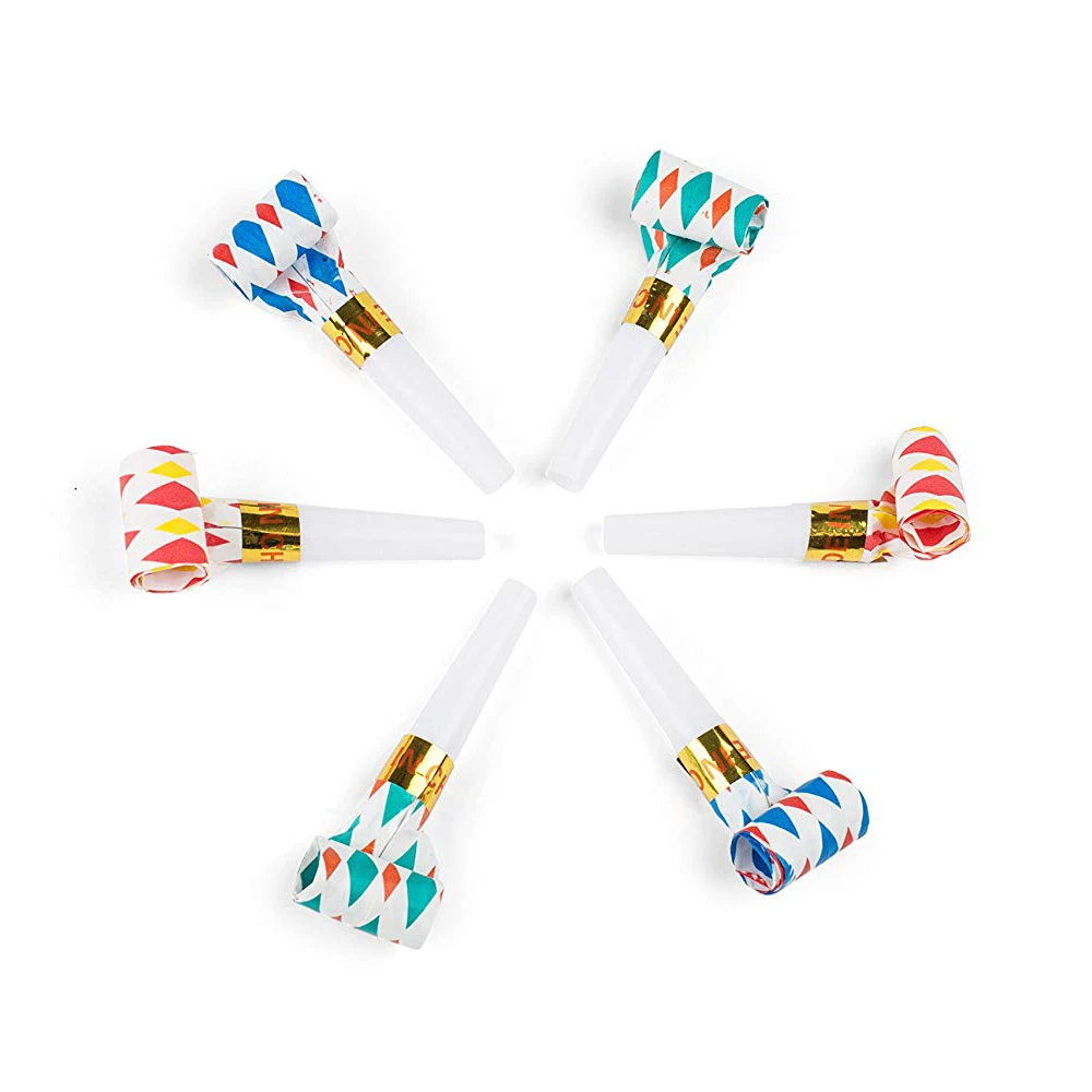 

FANLUS Birthday Party Favors New Years Party Noisemakers Party Blowouts Whistles Fun Party Favors Assorted Colors