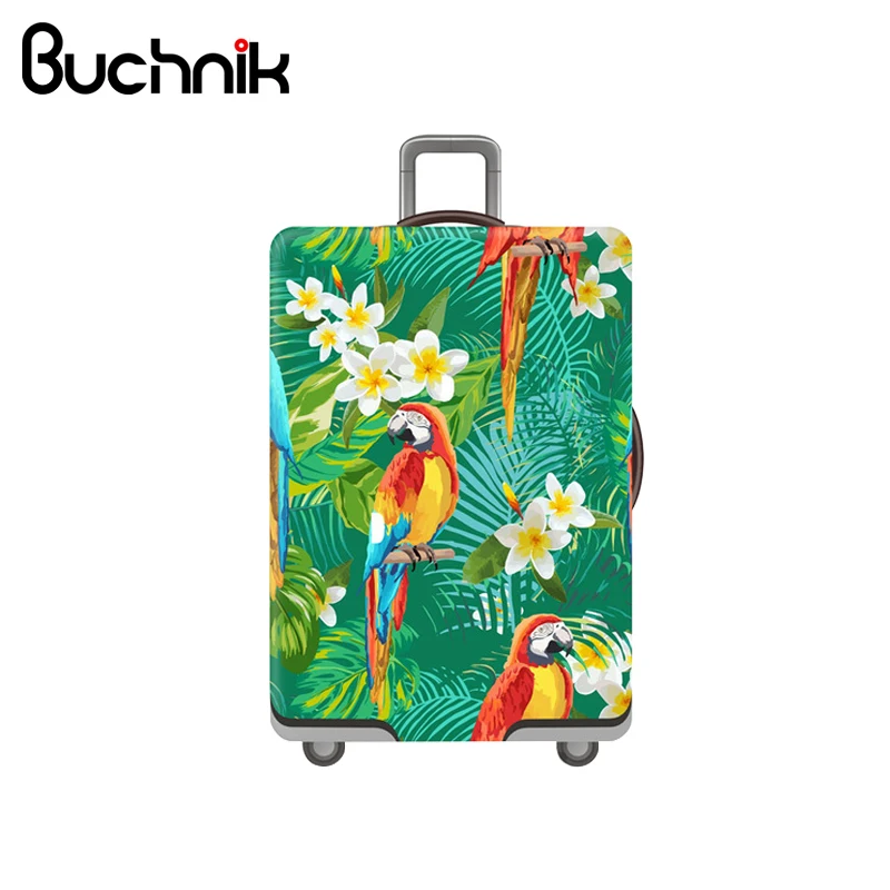 

Cute Parrot Luggage Cover Cartoon Travel Essential Elasticity Cover Women's Trolley Suitcase Case Accessories Supplies Product