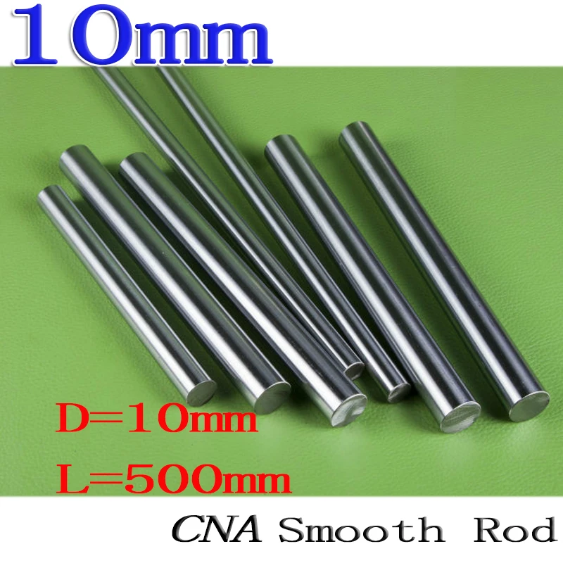 10mm 500mm Linear shaft round rod L500mm for CNC parts XYZ CNC050 1pcs