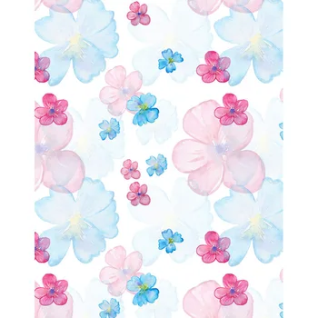 

LIFE MAGIC BOX Backdrop Colored Flowers White Vinyl Background For A Photo Shoot S-2510