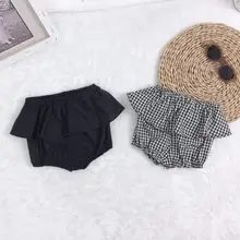 Коллекция года, летние шорты для малышей Короткие штаны в клетку для девочек шорты для девочек юбки Детская одежда детские брюки JW7396-3