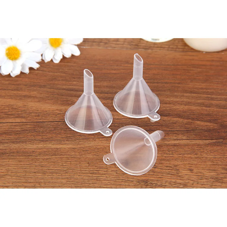 Wholesale 10pcs/lot Plastic Small Funnels For Perfume Mini Liquid Essential Oil Filling Empty Bottle Packing Tool