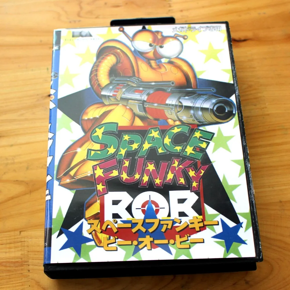 

Space Funky Bob 16 Bit SEGA MD Game Card With Retail Box For Sega Mega Drive For Genesis