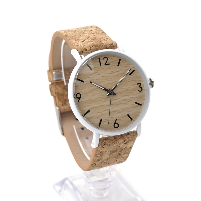 BOBO BIRD Роскошные мужские часы деревянные кварцевые часы с пробковым ремешком кварцевые наручные часы relogio feminino C-E18