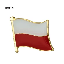 Польша металлический флаг нагрудные значки для одежды в патчи Rozety Papierowe рюкзак со значком KS-0038