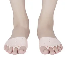 2 шт./1 пара удобный вальгусный выпрямитель пять отверстий силиконовые Ортодонтические подтяжки для ног покрытие для ног инструмент для ухода за ногами