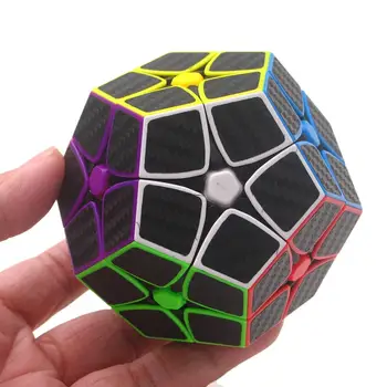 

2019 New Arrivals Magic Cube 2x2 Carbon Fiber Sticker Speed Cube Puzzle Toy - Colorful
