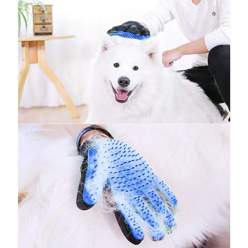ITAX-9906 Pet cat/dog grooming gloves pet beauty massage dog bath brush