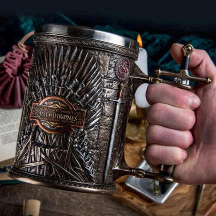 Игра престолов Железный Трон кружка кофе кружки из нержавеющей стали смолы чашки и кружки творческий посуда для напитков чашка