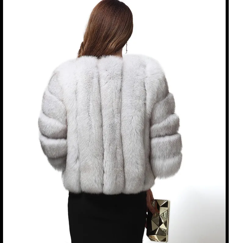 Большие размеры, высокое качество, Зимняя женская шуба из искусственного лисьего меха, роскошные короткие куртки и пальто из искусственного меха, Женская парка, manteau fourrure femme