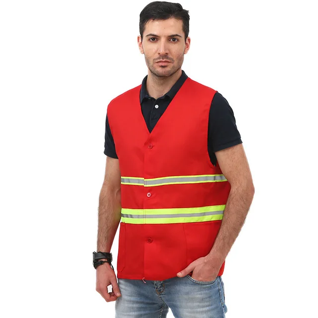 ZK30 Safety Clothing Reflective Cleaning clothing Vest With Pockets